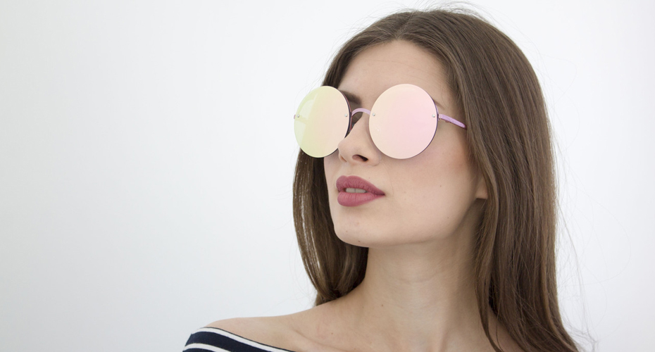 Женские зеркальные солнцезащитные очки